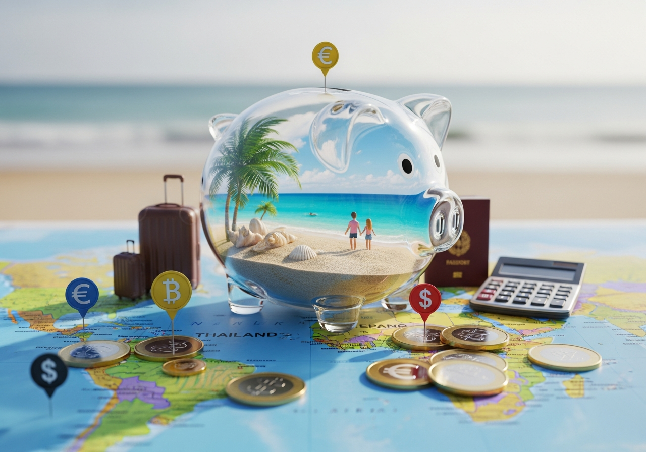 Combien coûte d'emmener une famille de quatre personnes dans chaque destination balnéaire