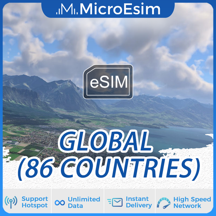 Global (86 Countries) Travel eSIM