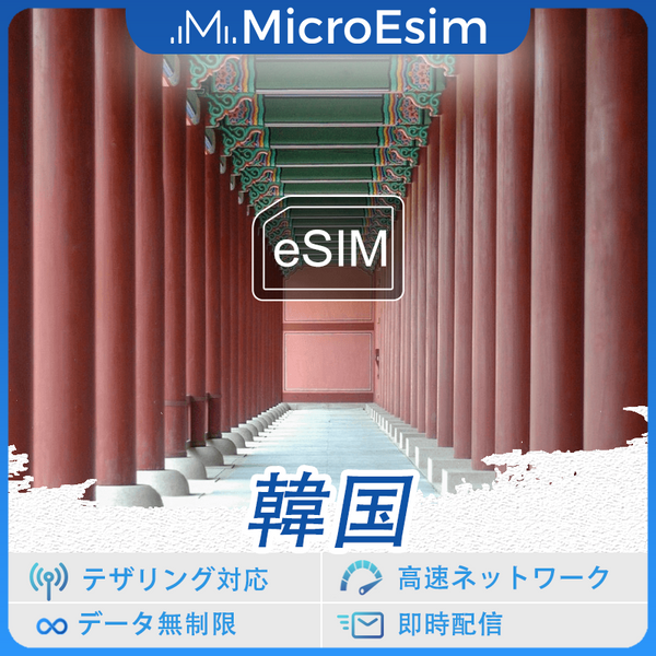 韓国 海外旅行用 eSIM