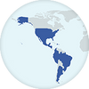 Americas & Caribbean 13 Countries eSIM coverage
