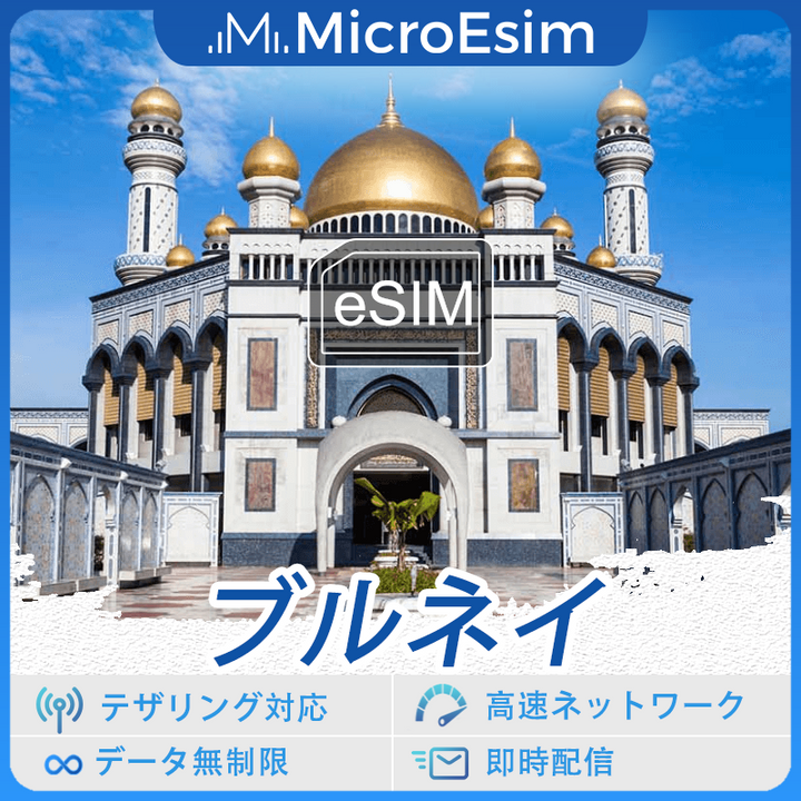 ブルネイ 海外旅行用 eSIM