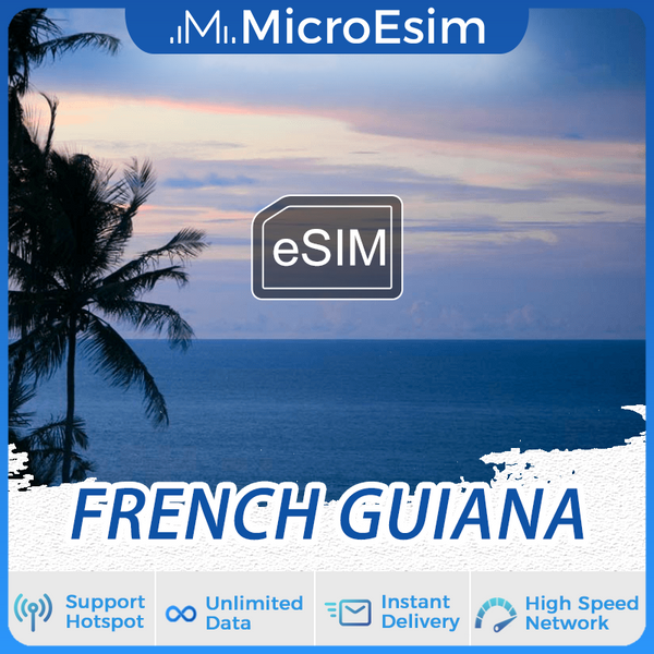 French Guiana Travel eSIM