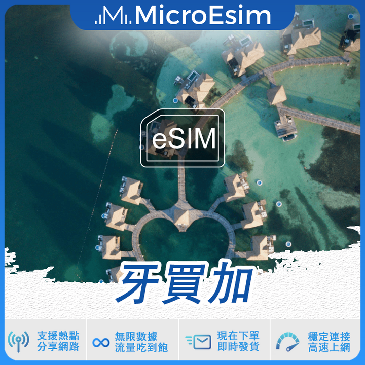 牙買加 出國旅游上網 eSIM