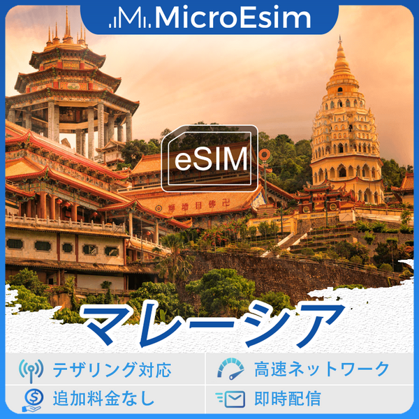 マレーシア 海外旅行用 eSIM