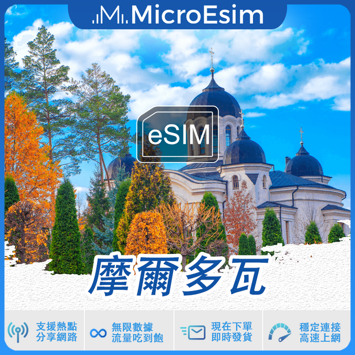 摩爾多瓦 出國旅游上網 eSIM