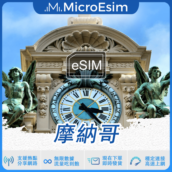 摩納哥 出國旅游上網 eSIM