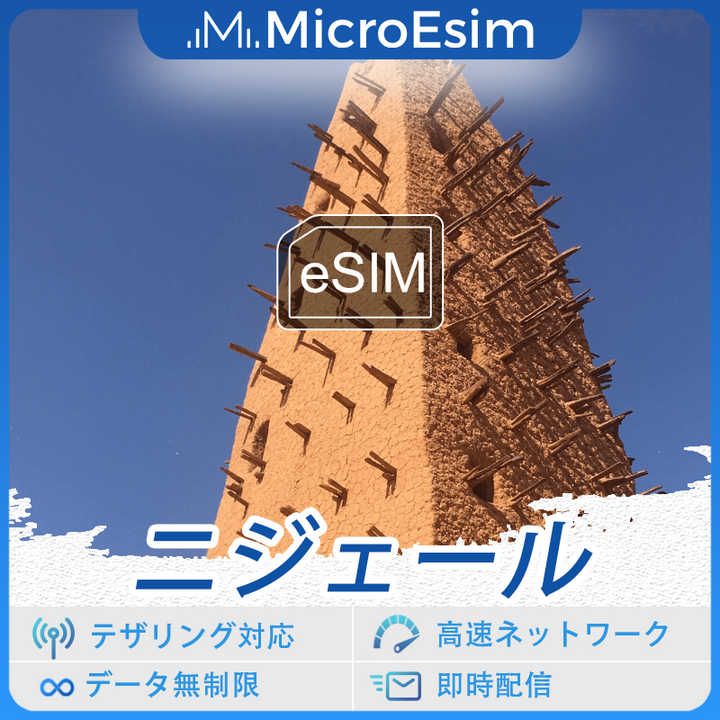 ニジェール 海外旅行用 eSIM