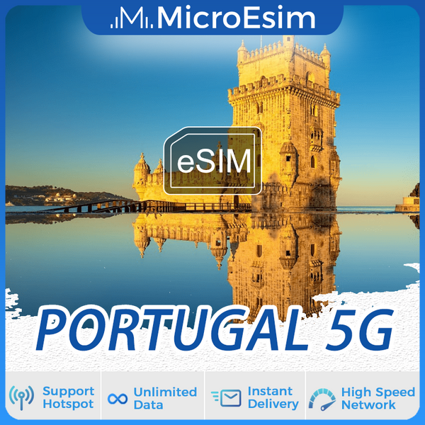 Portugal Travel eSIM NOS Optimus 5G