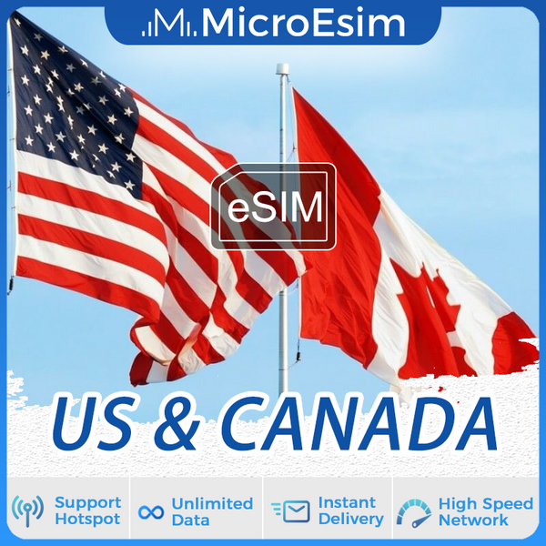 US & Canada Travel eSIM