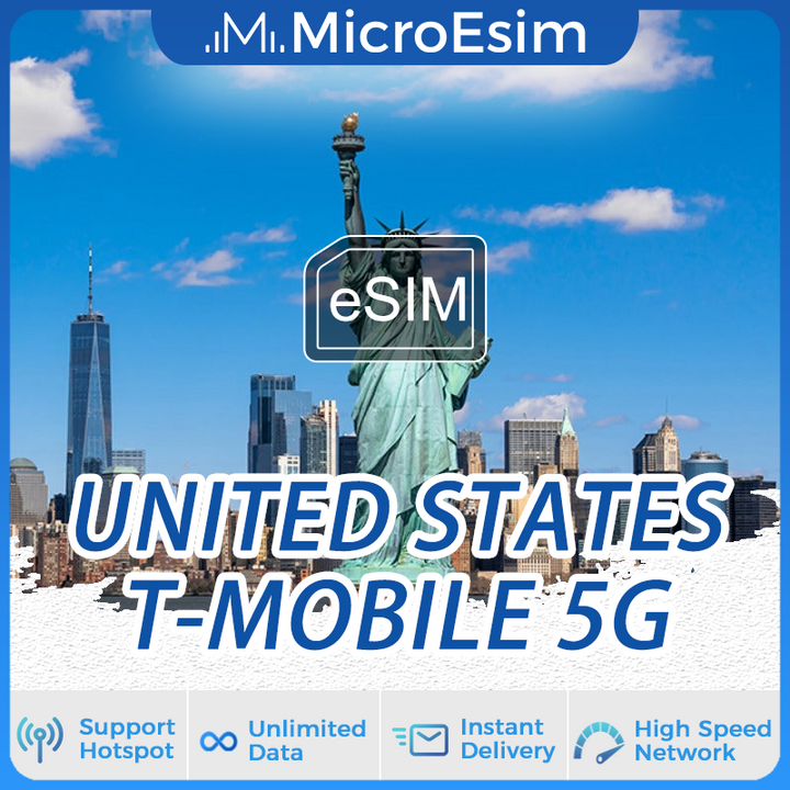 United States T-Mobile Travel eSIM 5G