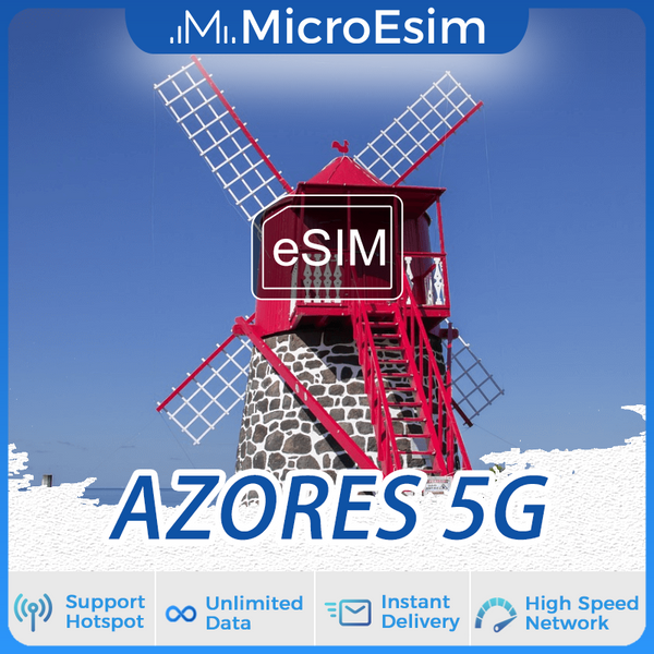 Azores Travel eSIM 5G