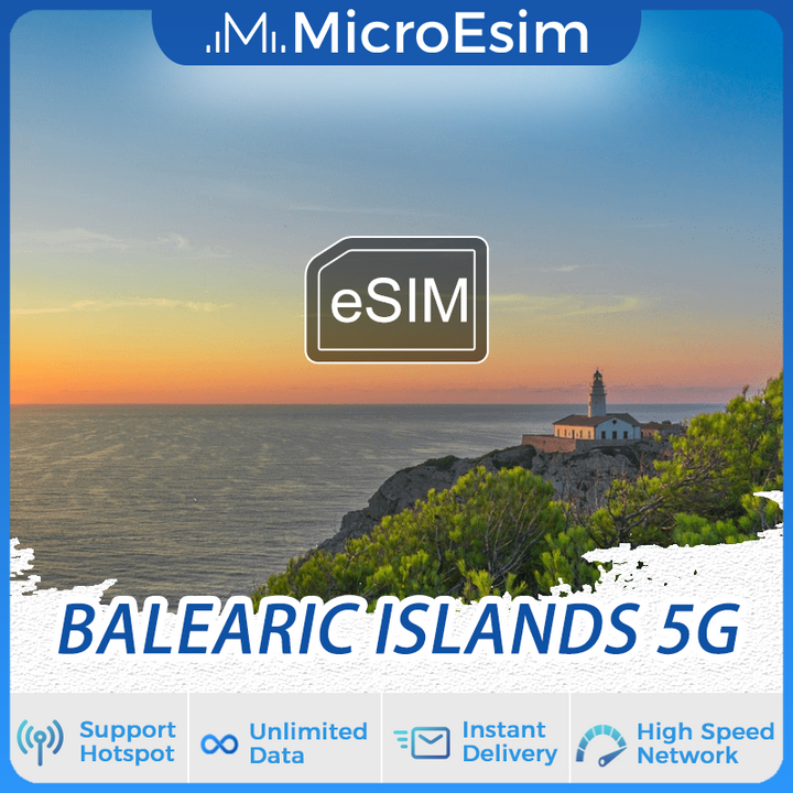 Balearic Islands Travel eSIM 5G