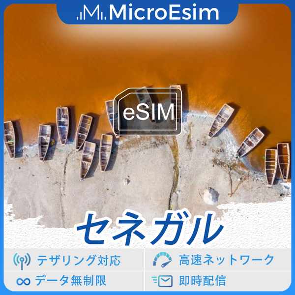 セネガル 海外旅行用 eSIM