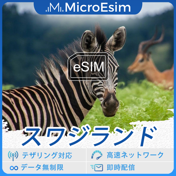 スワジランド 海外旅行用 eSIM