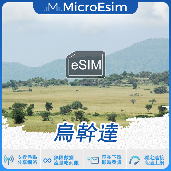 烏幹達 出國旅游上網 eSIM