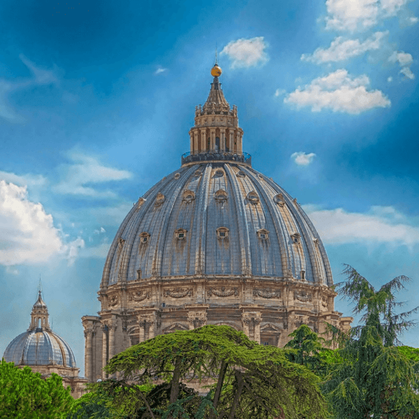 Traveler using smartphone with Vatican City eSIM for instant high-speed data access,