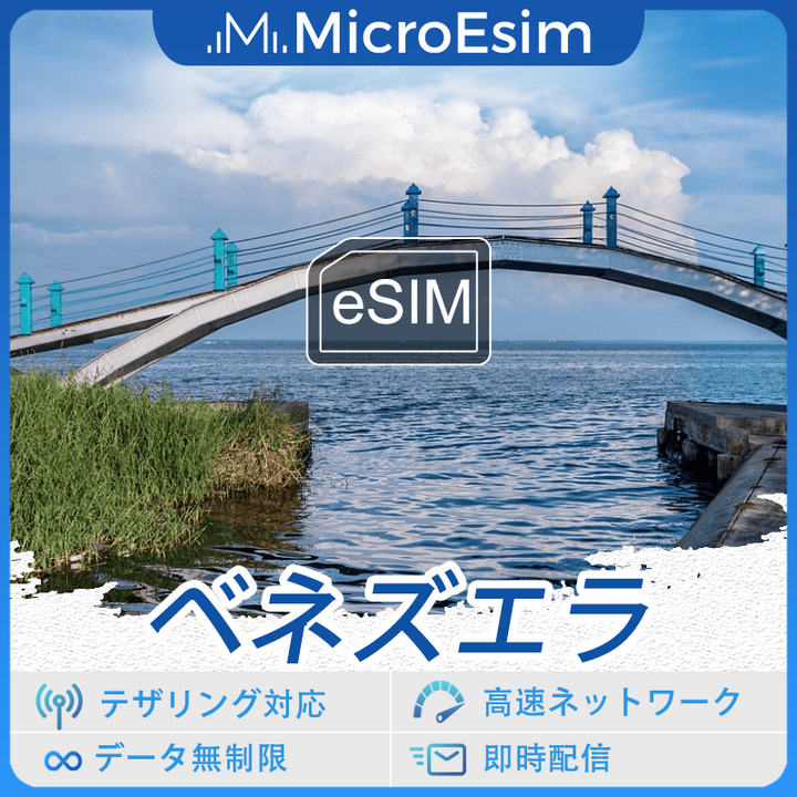 ベネズエラ 海外旅行用 eSIM