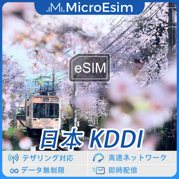 日本 eSIM KDDI