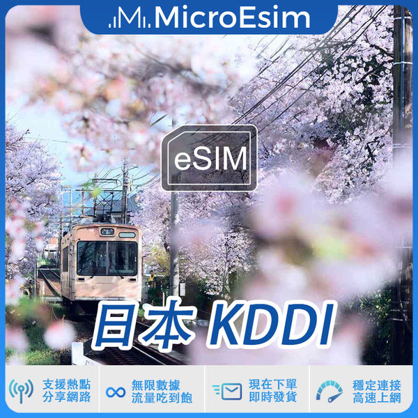 日本 eSIM KDDI