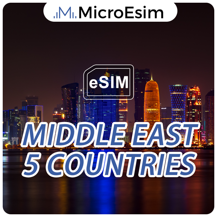 Middle East 5 Countries eSIM